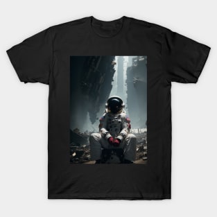 Astronaut in Space T-Shirt